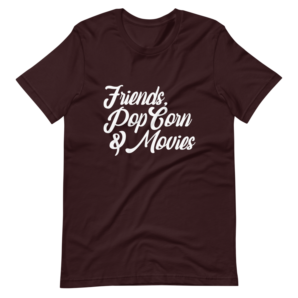 Unisex T-Shirt Friends, Pop Corn & Movies - AllKingz