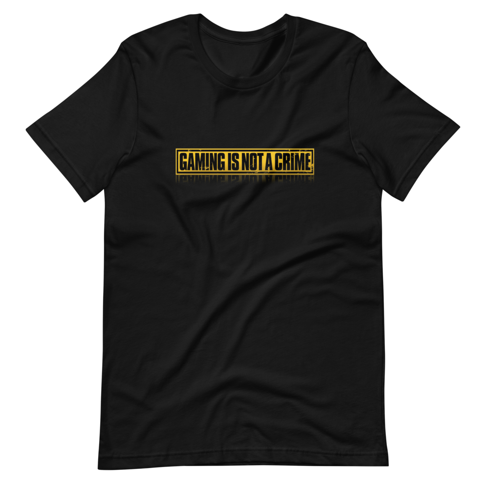 Unisex T-Shirt Gaming Is Not A Crime - Gamers - AllKingz
