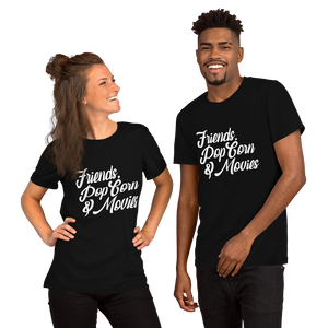 Unisex T-Shirt Friends, Pop Corn & Movies - AllKingz